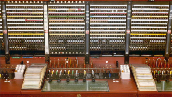 old telephone exchange switchboard