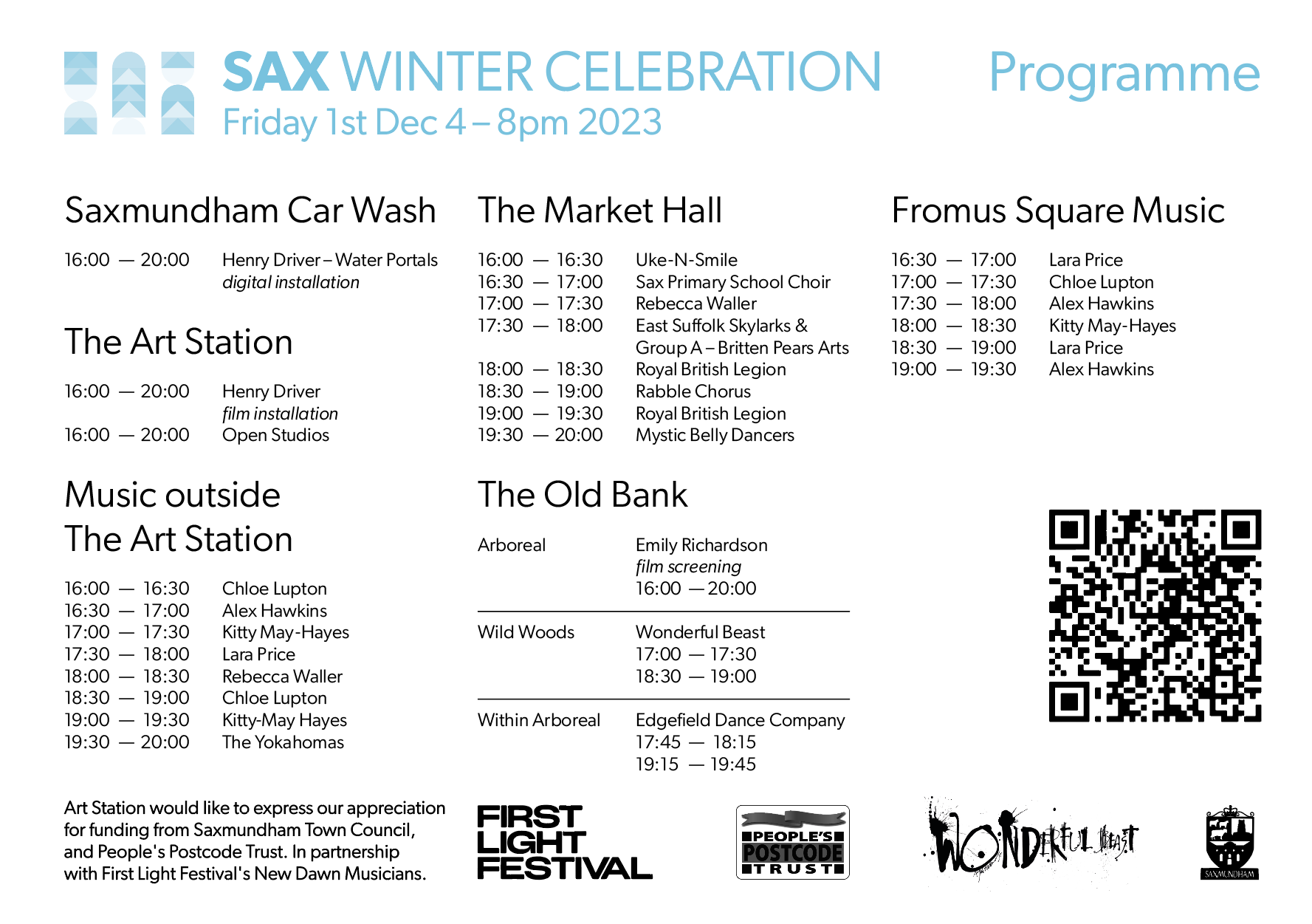 Winter Celebration Programme 